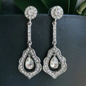 Crystal drop earrings prom wedding chandelier earrings 🆕